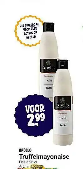 Bidfood Apollo Truffelmayonaise aanbieding