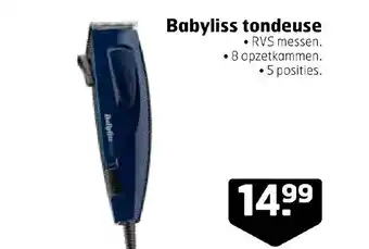 Trekpleister Babyliss tondeuse aanbieding