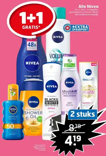 Trekpleister Nivea 2 stuks aanbieding