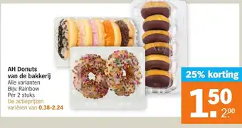 Albert Heijn Donuts van de bakkerij aanbieding