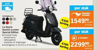 Albert Heijn La Souris Sourini scooter Special Edition aanbieding