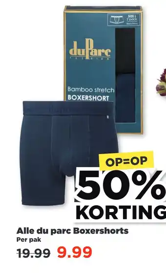 PLUS Alle du parc Boxershorts aanbieding