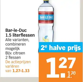 Albert Heijn Bar-le-Duc 15 literflessen 1,5liter aanbieding