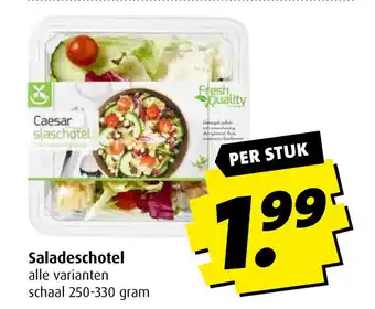 Boni Saladeschotel 250-330 gram aanbieding