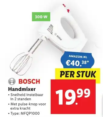 Lidl Bosch Handmixer aanbieding