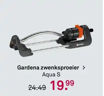 Karwei Gardena zwenksproeier aqua S aanbieding