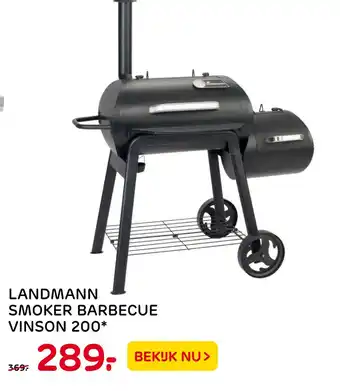 Praxis Landmann smoker barbecue vinson 200* aanbieding