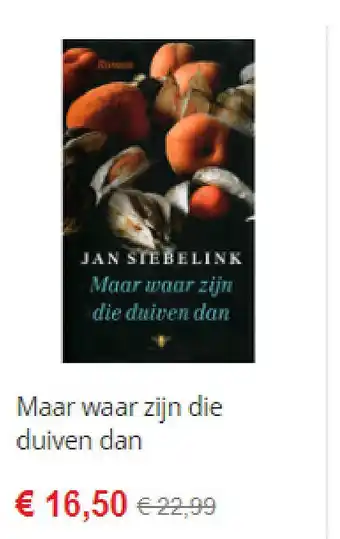 Boekenvoordeel Maar waar zijn die duiven dan aanbieding