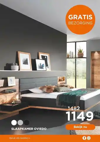 TotaalBED Slaapkamer oviedo aanbieding