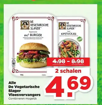 PLUS Alle de vegetarische slager vleesvervangers aanbieding