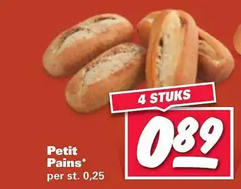 Nettorama Petit pains aanbieding