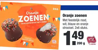 ALDI Oranje zoenen 200 gram aanbieding