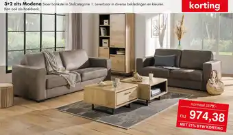 Woonsquare 3+2 zits Modena aanbieding