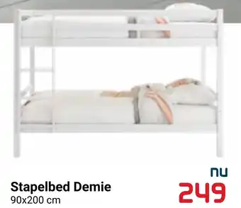 Beddenreus Stapelbed demie 90x200 cm aanbieding