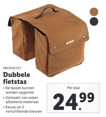 Lidl Dubbele fietstas aanbieding