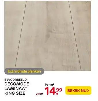 Praxis Decomode laminaat king size aanbieding