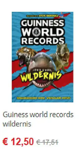 Boekenvoordeel Guiness world records wildernis aanbieding