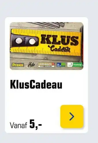 Primera Kluscadeau aanbieding