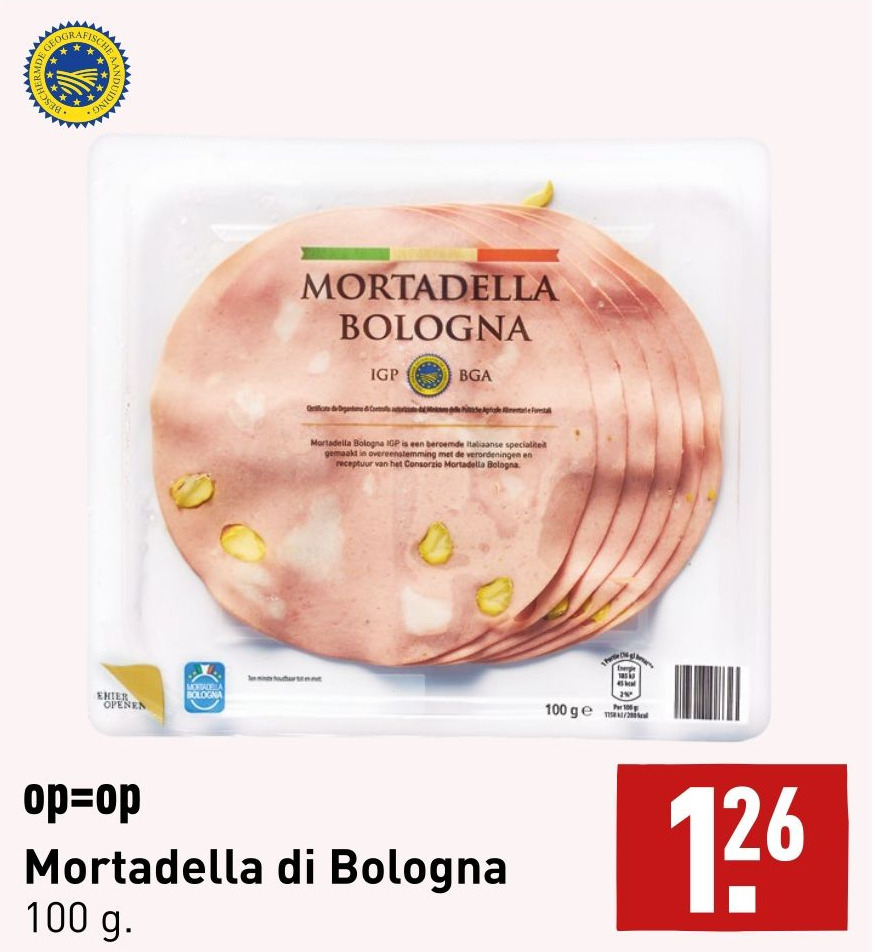 Mortadella di Bologna aanbieding bij ALDI