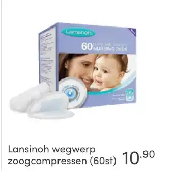 Baby & Tiener Lansinoh wegwerp zoogcompressen (60st) aanbieding