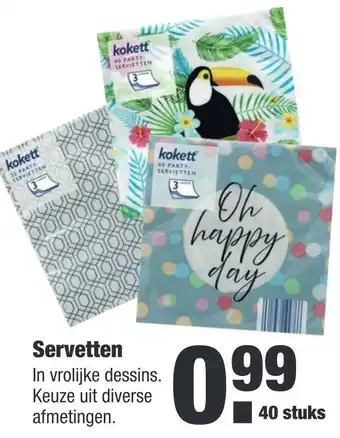 ALDI Servetten aanbieding