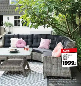 Intratuin Loungeset Sanur. aanbieding