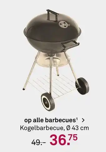 Karwei op alle barbecues¹ > Kogelbarbecue, Ø 43 cm aanbieding