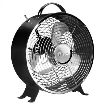 Kwantum Ventilator Retro Zwart aanbieding