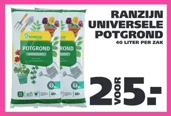 Ranzijn RANZIJN UNIVERSELE POTGROND aanbieding