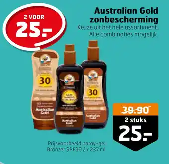 Trekpleister Australian Gold zonbescherming aanbieding