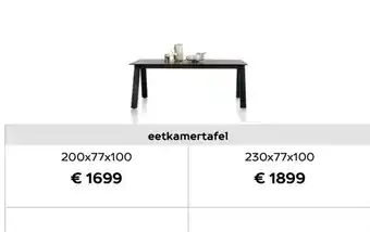 Henders & Hazel Eetkamertafel aanbieding