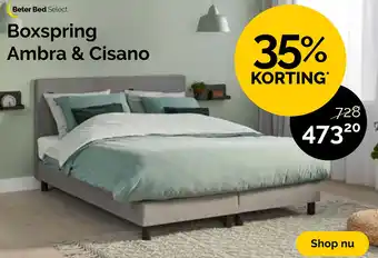 Beter Bed Boxspring Ambra & Cisano aanbieding