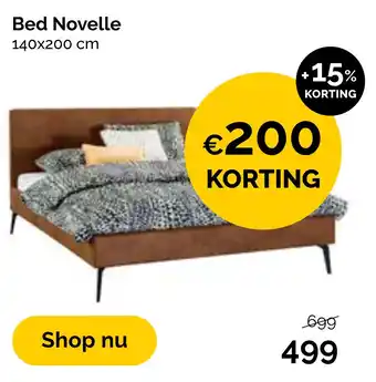 Beter Bed Bed Novelle aanbieding