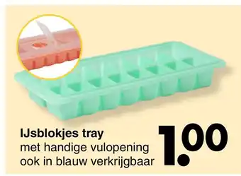 Wibra IJsblokjes tray aanbieding