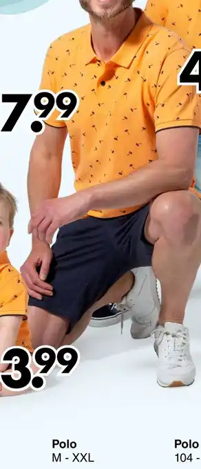 Wibra Heren Poloshirt m-xxl aanbieding