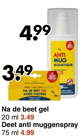 Wibra Deet Anti muggenspray 75ml aanbieding