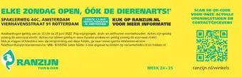 Ranzijn KIJK OP RANZIJN.NL VOOR MEER INFORMATIE aanbieding