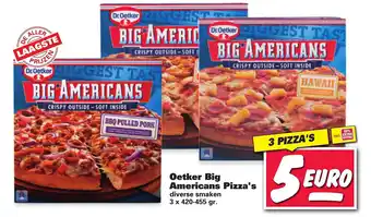 Nettorama Oetker Big Americans Pizza's aanbieding