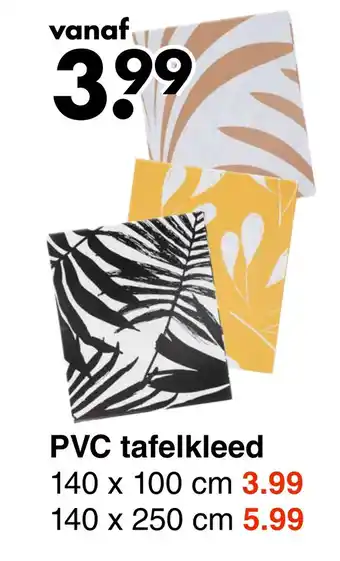 Wibra PVC tafelkleed aanbieding