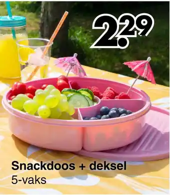 Wibra Snackdoos + deksel aanbieding