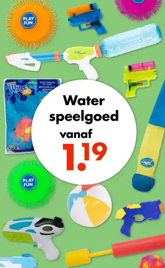 Wibra Water speelgoed aanbieding