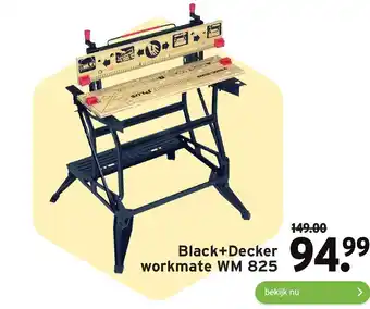GAMMA BLACK+DECKER workmate WM825 aanbieding