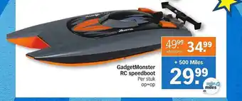 Albert Heijn GadgetMonster RC Speedboot aanbieding