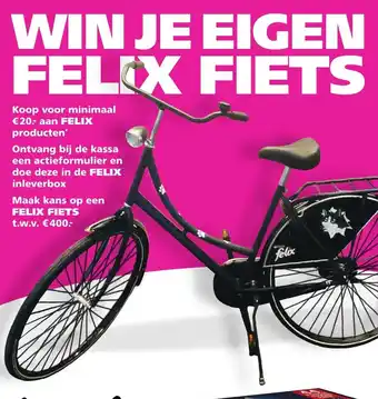 Ranzijn Win je eigen felix fiets aanbieding