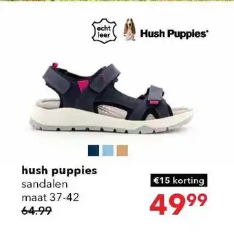 Scapino Hush Puppies Sandalen €15 Korting aanbieding