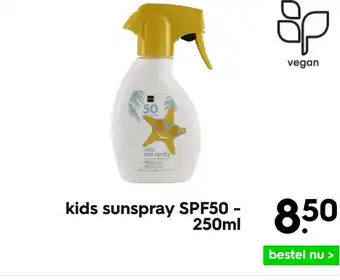 HEMA kids sunspray SPF50 - 250ml aanbieding