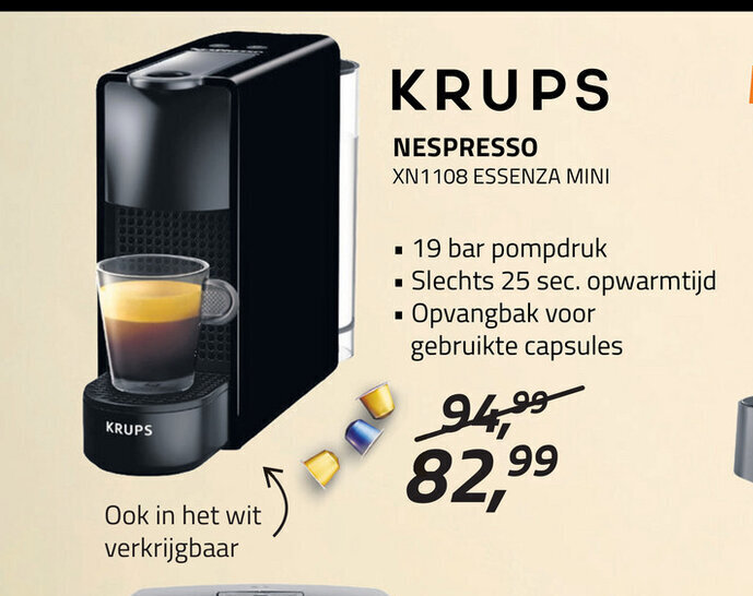 Krups Nespresso XN1108 Essenza Mini 