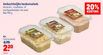 Makro Ambachtelijke keukensalade aanbieding