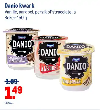 Makro Danio kwark aanbieding