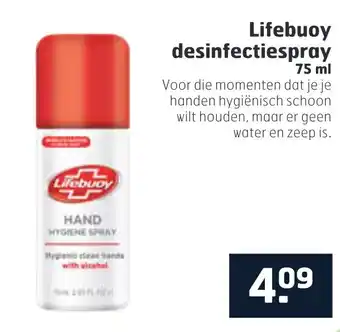 Trekpleister Lifebuoy desinfectiespray aanbieding